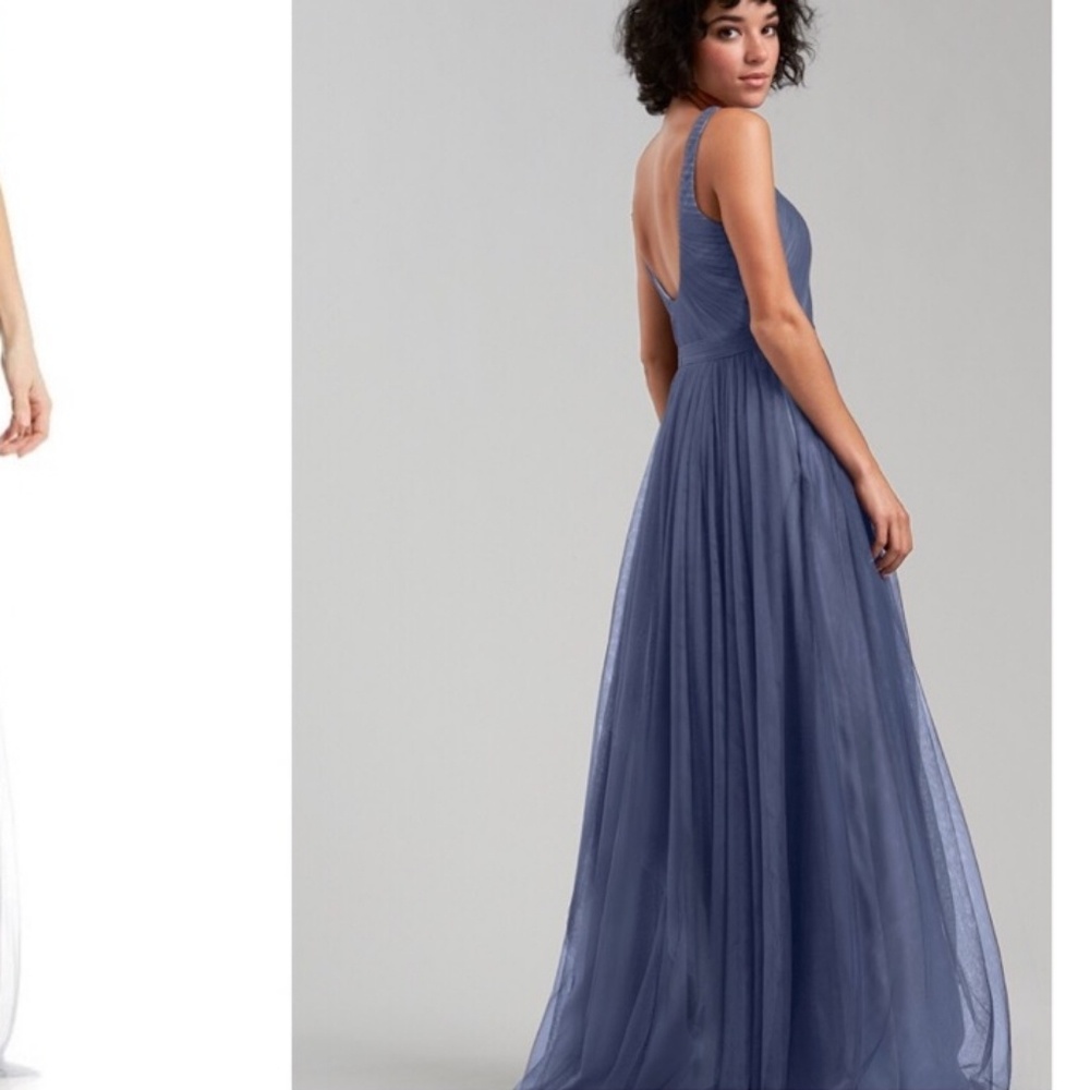 Weddington way dusty blue chiffon dress